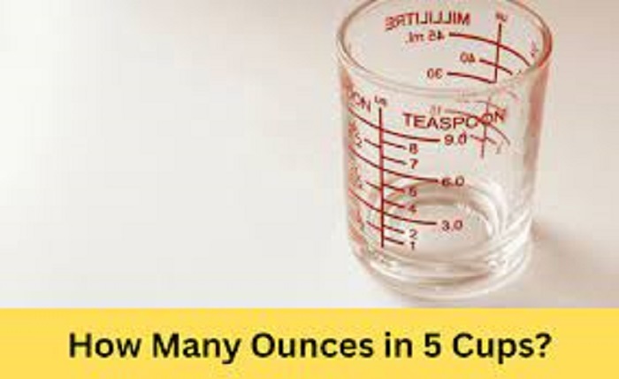 Convert 5 Cups to Ounces